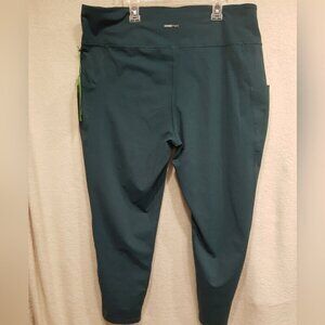 Women's Plus 25" Training Legging Size 2X Deep Teal
